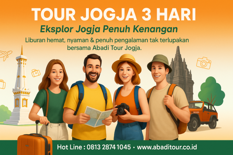 PAKET TOUR JOGJA 3 HARI
