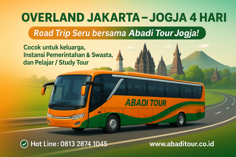 OVERLAND JAKARTA - JOGJA 4 HARI