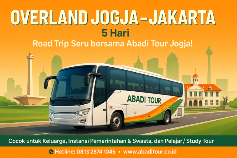 OVERLAND JOGJA - JAKARTA 5 HARI